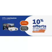 Promo Boulanger : 10% de remise sur les TV et Videoprojecteurs