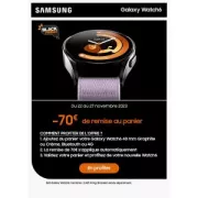 Promo Samsung Galaxy Watch6 : 70€ de réduction chez Boulanger