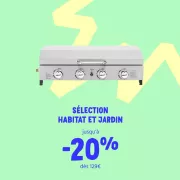 10% ou 20% de réduction sur l’Habitat et le Jardin chez CDiscount : ne manquez pas ces codes promo !