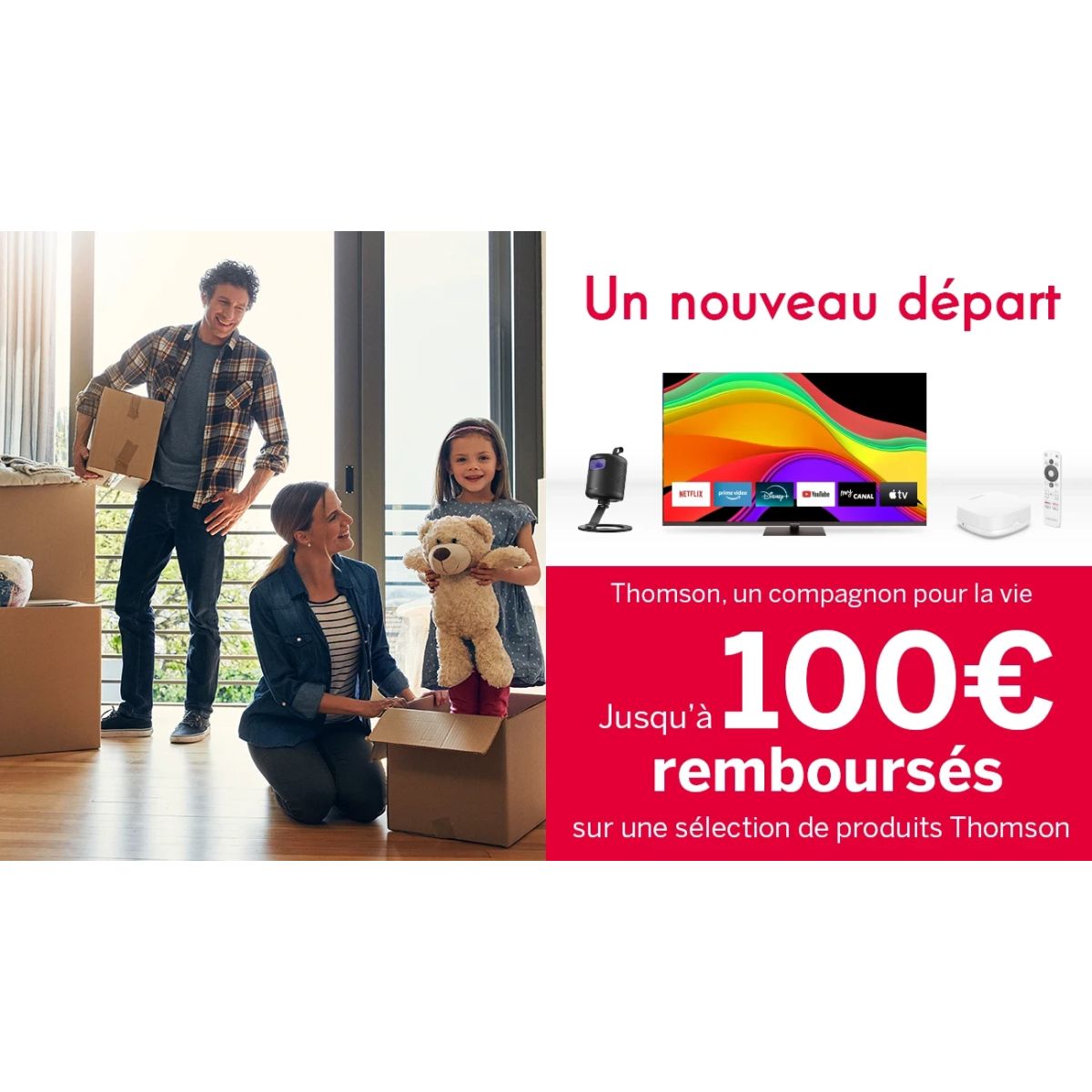 20€ remboursés sur TV Thomson 43FG2S14 et 40FG2S14 grâce à l'offre exclusive Bonne-promo