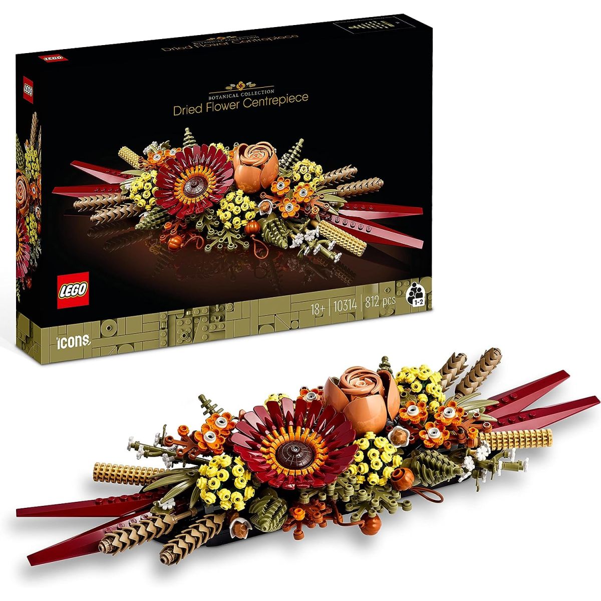 LEGO 10314 Icons Le Centre de Table Fleurs Séchées pas cher : -5.65€ sur Amazon