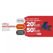 Promo rayon Son : jusqu'à 50€ offerts chez Boulanger
