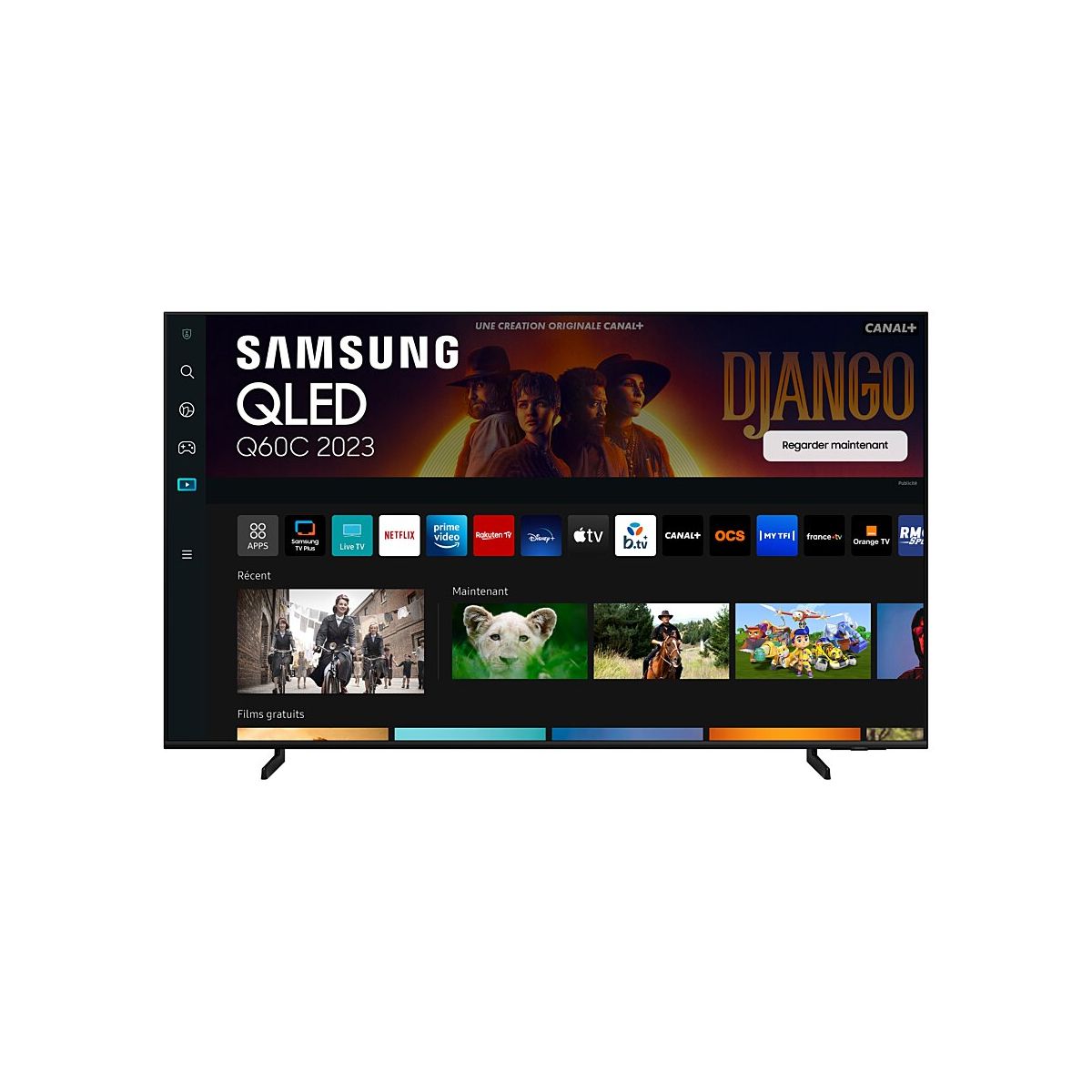 252€ offerts en ticket E.Leclerc sur la TV Samsung 55' TQ55Q60C