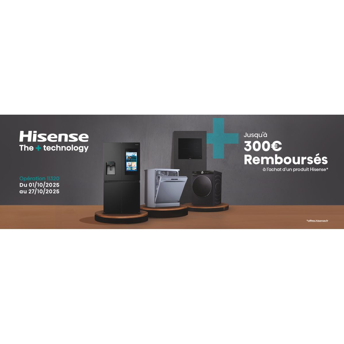 Hisense : jusqu’à 50€ remboursés sur FT500N4AIE, HS642E90X, RB3B250SAWE1 et plus !