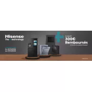 Hisense rembourse 50€ : FT500N4AIE, HS642E90X, RB3B250SAWE1 – Dépêchez-vous !