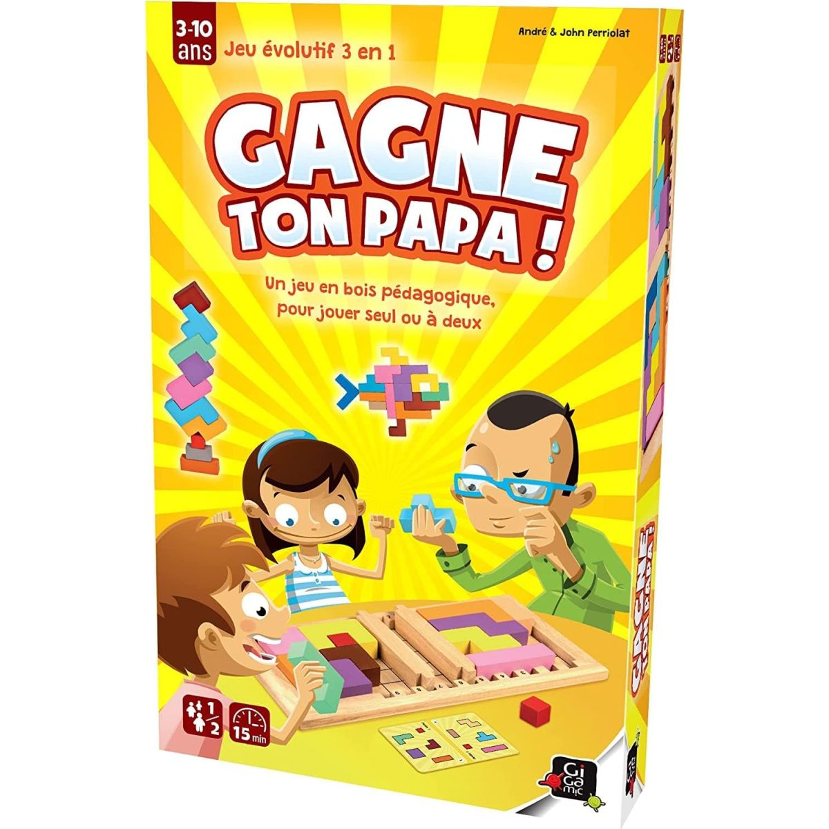 Promo jeu Gigamic Gagne Ton Papa : 7.40€ sur Amazon