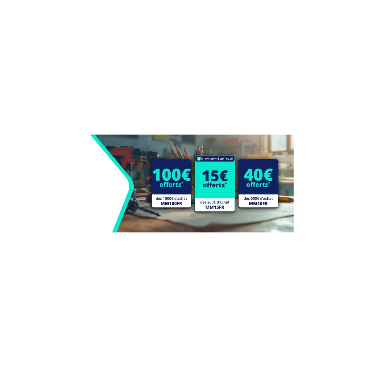 Jusqu'à 100€ de réduction chez ManoMano avec ce code promo pour la rentrée 2024