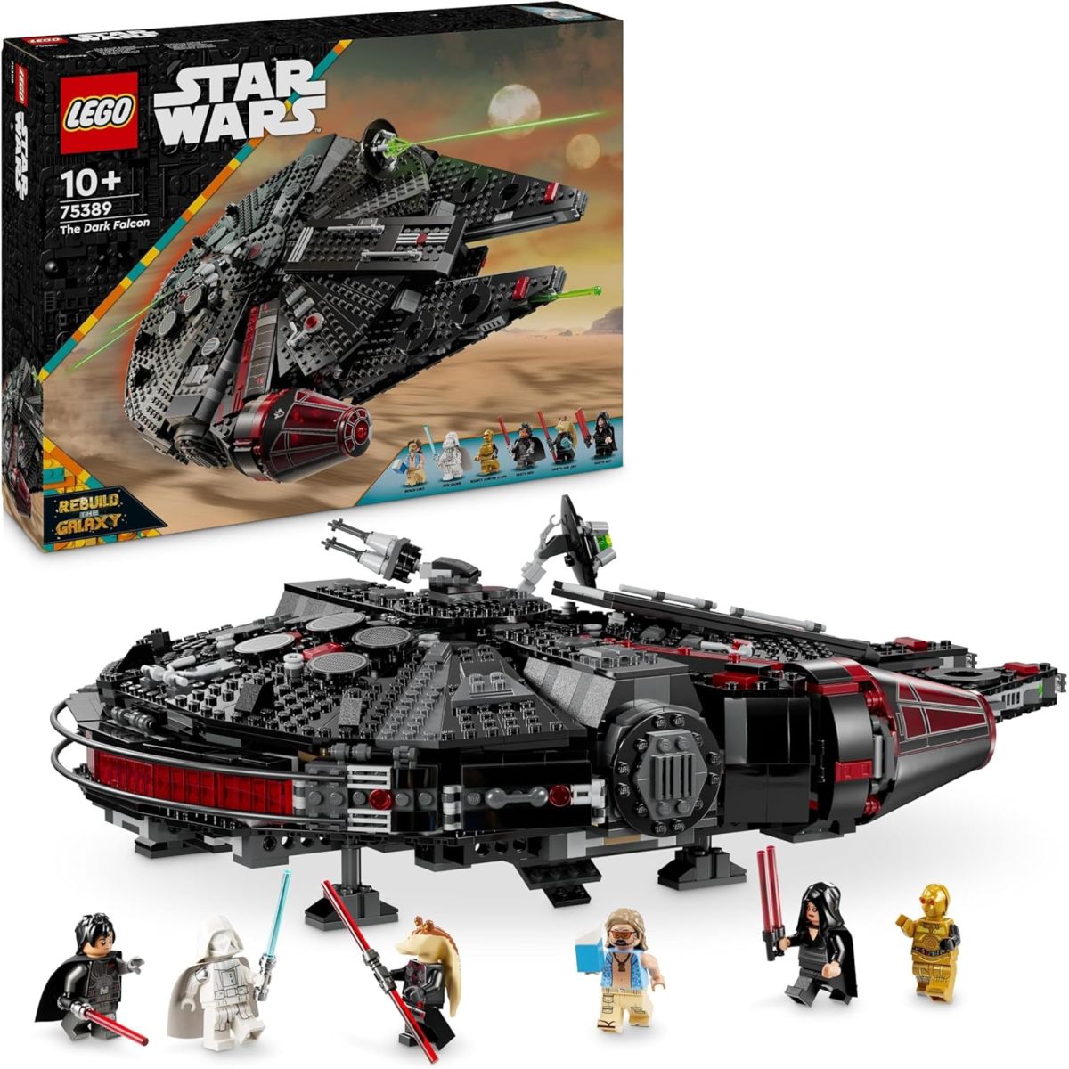Profitez de 24€ de réduction sur le set Lego Star Wars 75389 : Le Faucon Noir, une offre à ne pas manquer !
