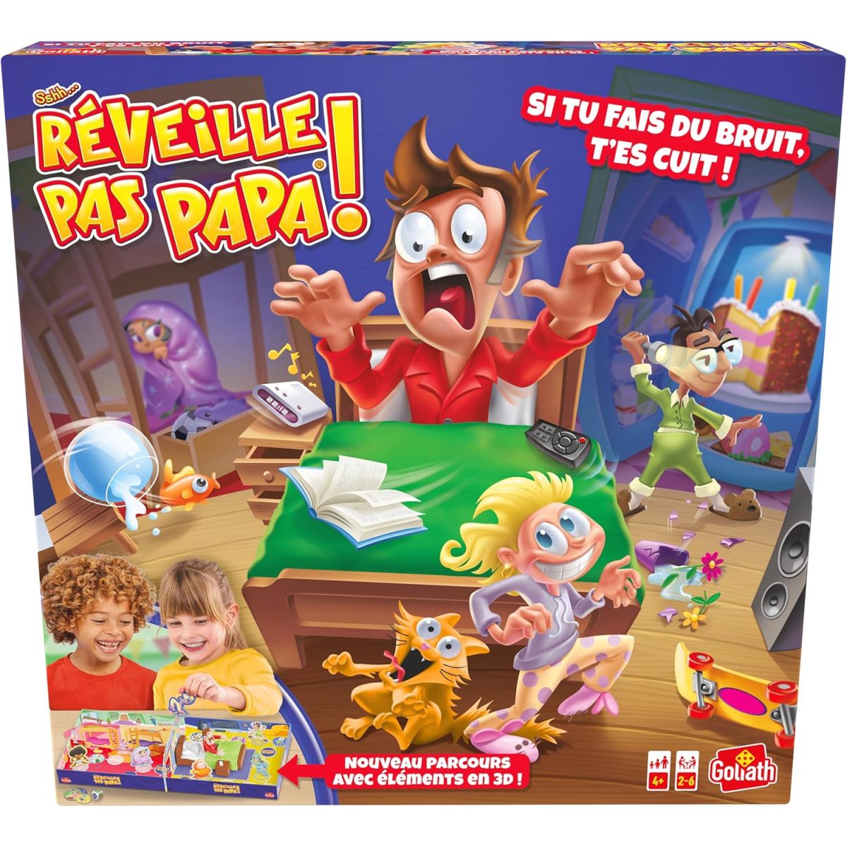 4.86€ de remise sur le Jeu Goliath Réveille Pas Papa sur Amazon