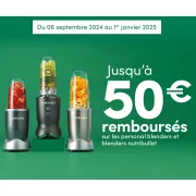 50€ OFFERTS sur le Nutribullet NBF580B ! Découvrez comment en profiter avant qu’il ne soit trop tard !