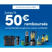 Nutribullet : 15€ remboursés sur vos achats – Références éligibles et économies garanties !
