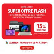 -15% chez Darty sur PC, tablettes et imprimantes : comment en profiter avec les codes INFO15 et INFO15BIS ?