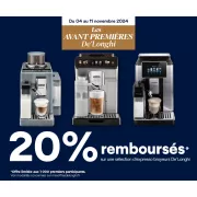 Bon plan De'Longhi : Obtenez 20% remboursés sur une sélection d'expresso