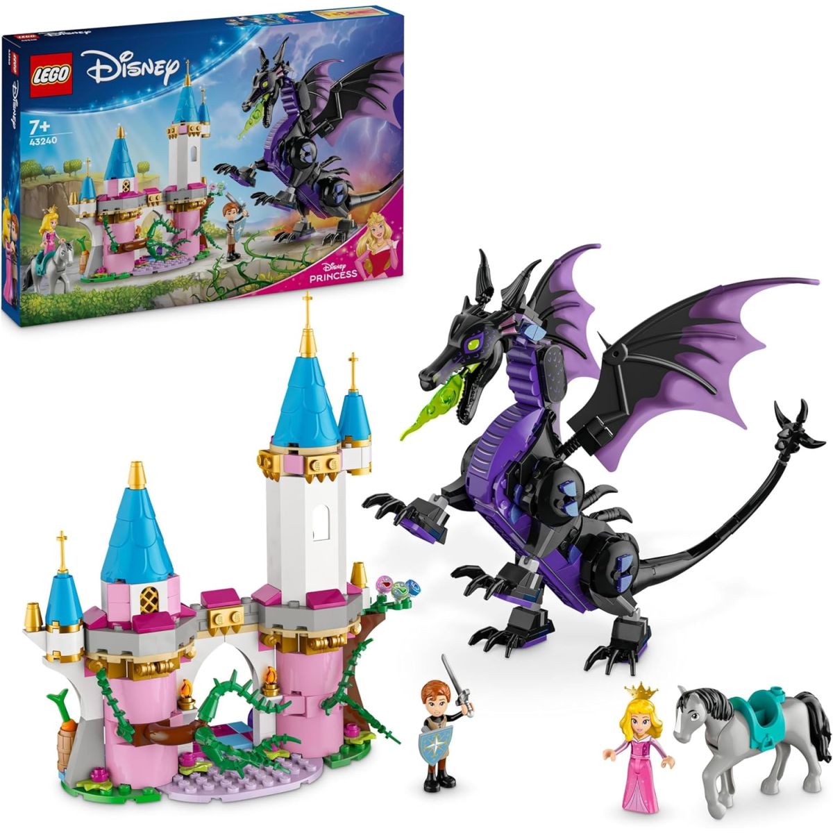 5€ de remise sur le Lego Disney Princess 43240 : La Belle au bois dormant, Maléfique en Dragon chez Amzon