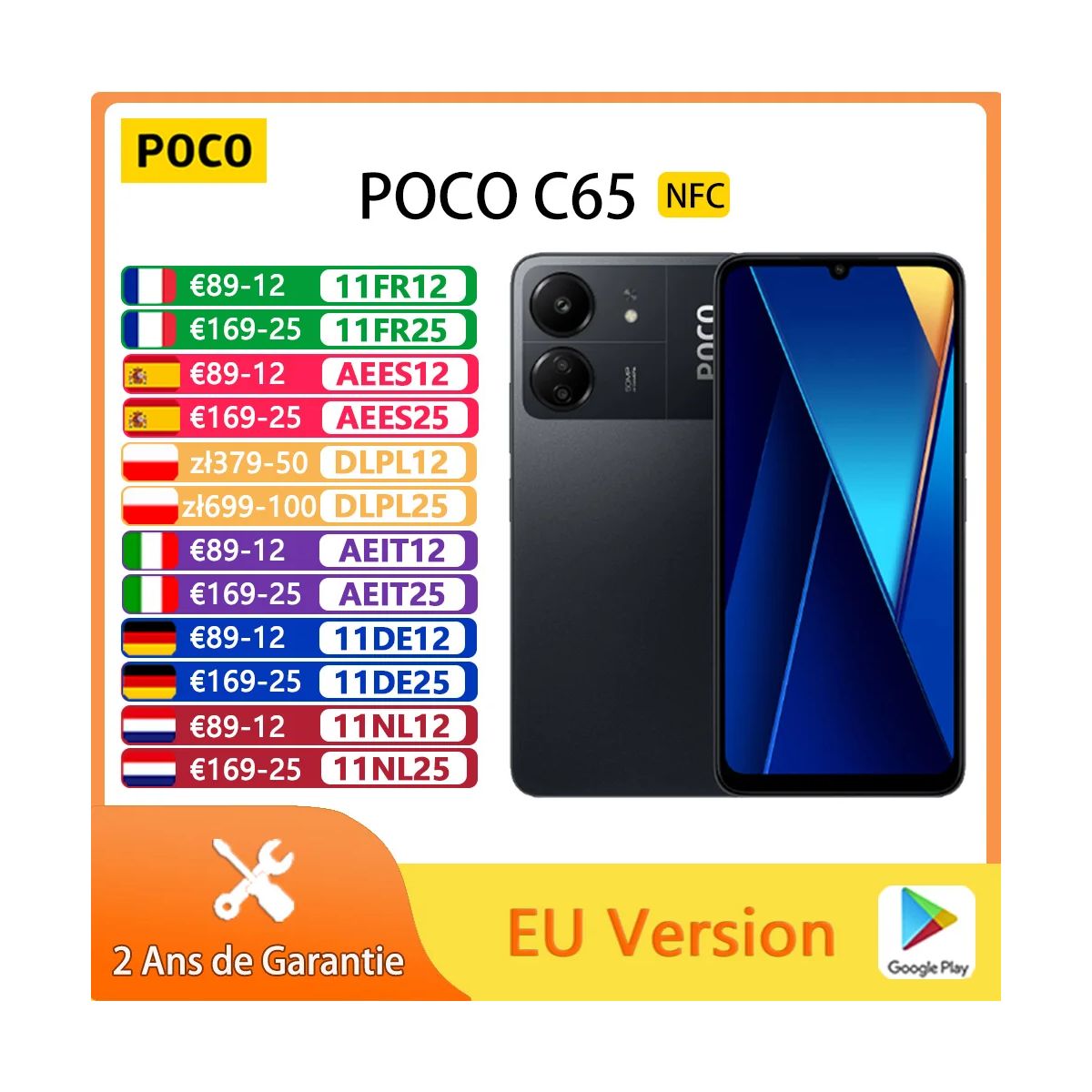 Xiaomi Poco C65 pas cher pour 84,28€ chez AliExpress