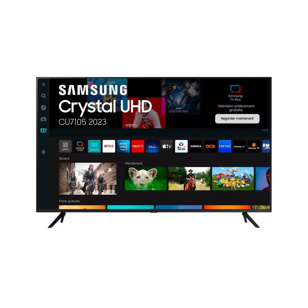 Promo sur la TV 85' SAMSUNG TU85CU7105C : 200€ de remise chea Auchan