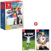 Promo choc : Nintendo Switch OLED + 3 jeux top pour Noël !
