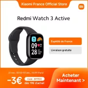 Xiaomi Redmi Watch 3 Active : 16,99€ seulement avec ce code promo !