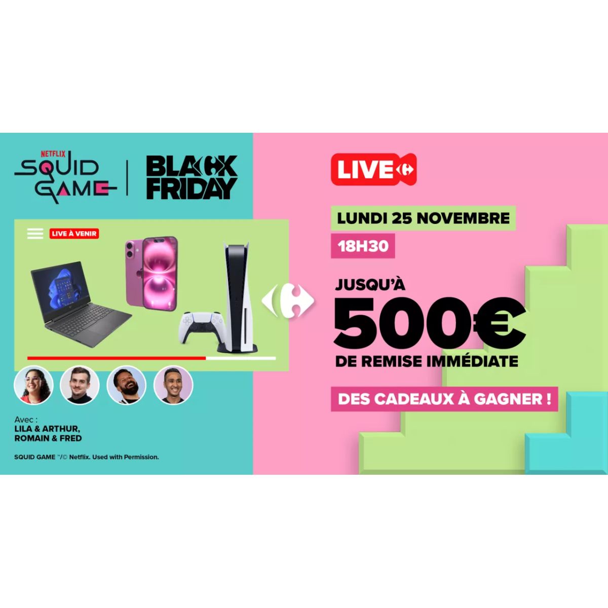 Offre BlackFriday Carrefour : 20% de remise sur une large sélection
