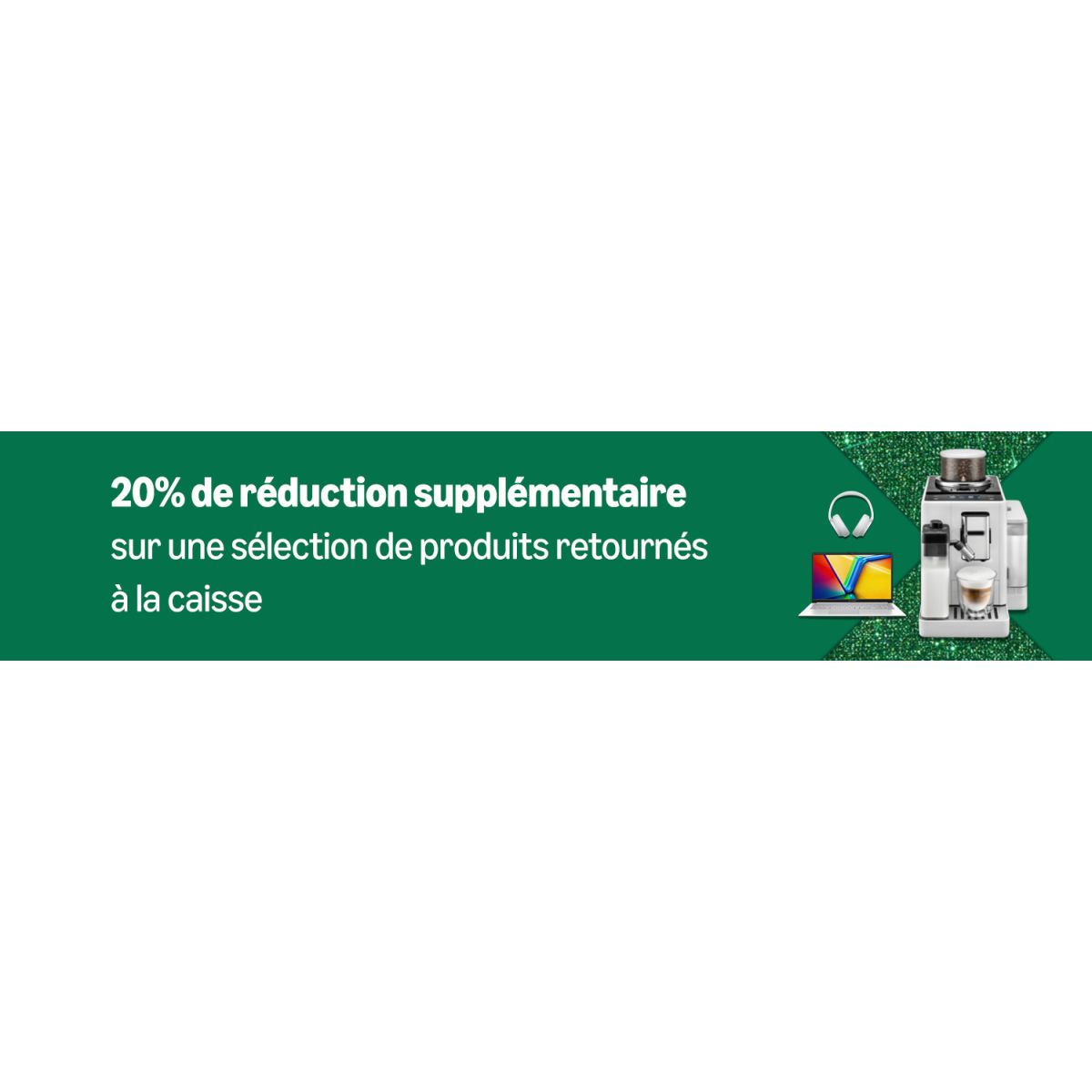 Promo Amazon : 20% sur une sélection de produits d'occasion