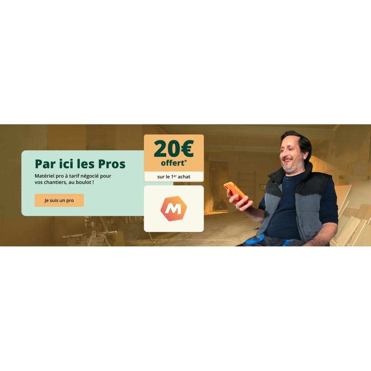 ManoMano Pro : 20€ de réduction pour 2024