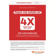 Offre folle Boulanger : achetez en 4x sans frais votre TV ou électroménager !