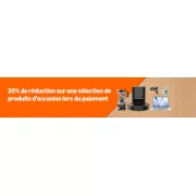 Ne manquez pas cette offre exclusive : 20% de réduction sur les produits reconditionnés