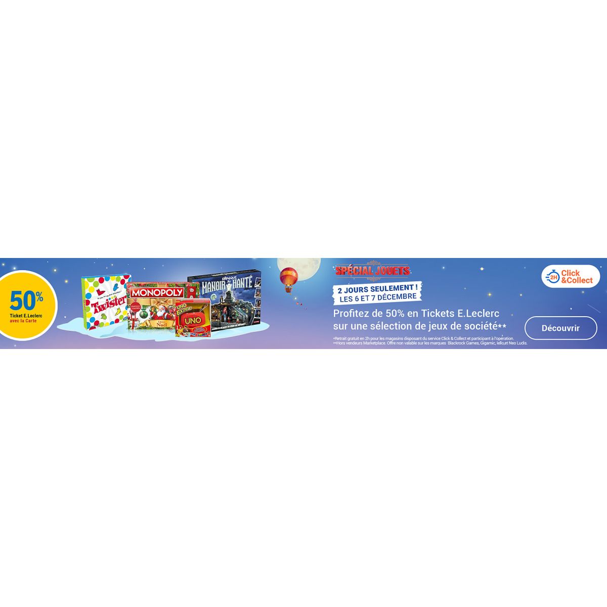 Bon plan jeux de société (Hasbro, Asmodee, Goliath) : 50% en Tickets E.Leclerc