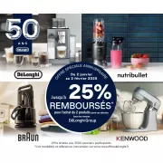 Jusqu’à 25% remboursés sur De’Longhi : offres incroyables !