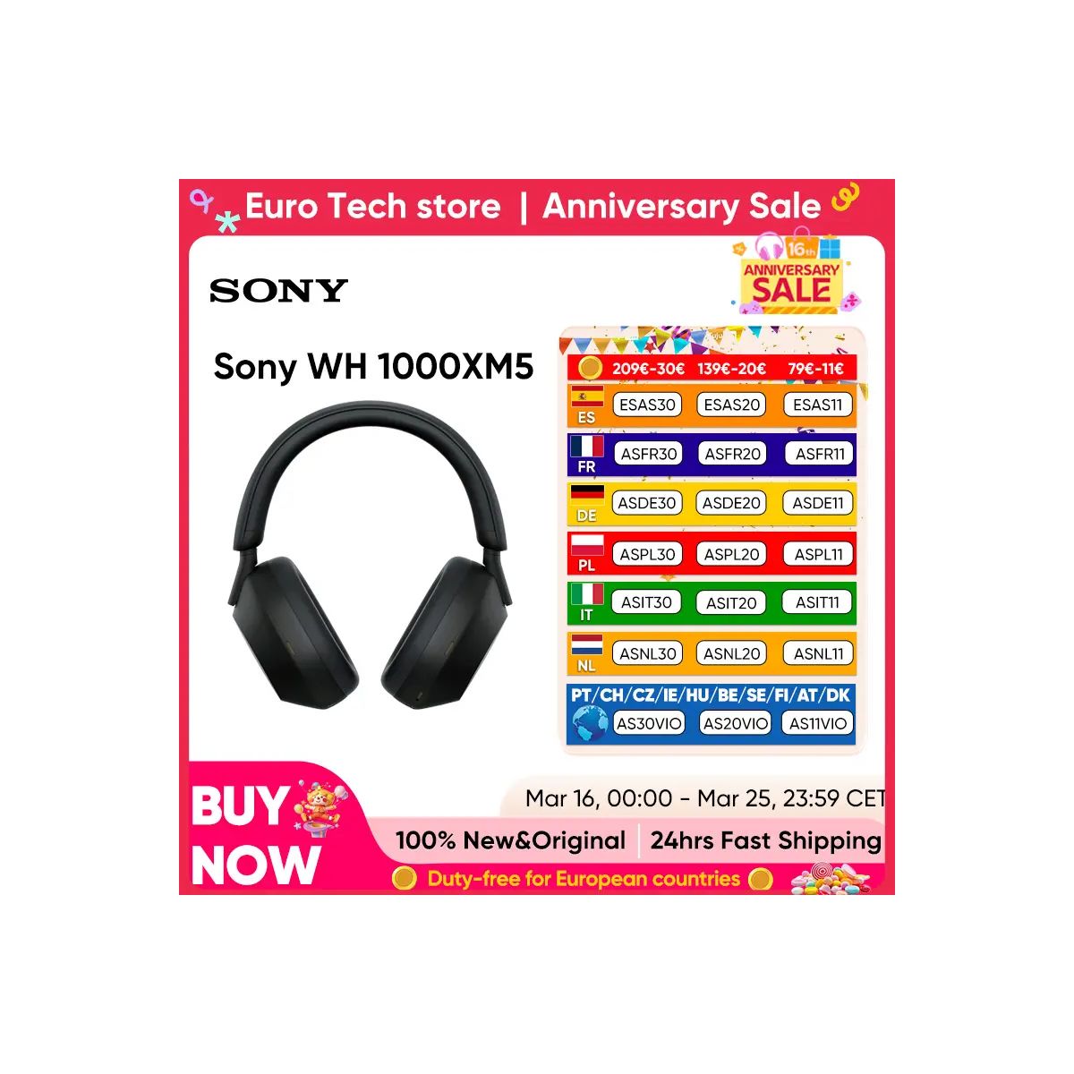 Casque Sony WH-1000XM5 à prix réduit : profitez de la réduction de bruit active !