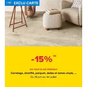 Baisse de prix exceptionnelle : -15% sur les sols Castorama pour les détenteurs de la carte C-Casto Max