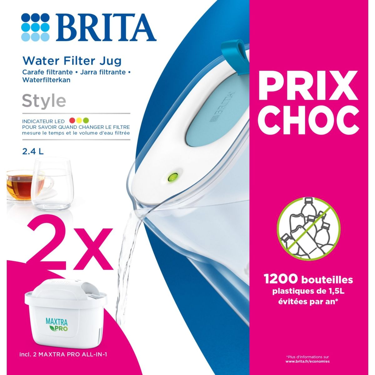 Carrefour : 20% de remise sur tout Brita pour 2 produits achetés dès 50€, à ne pas manquer