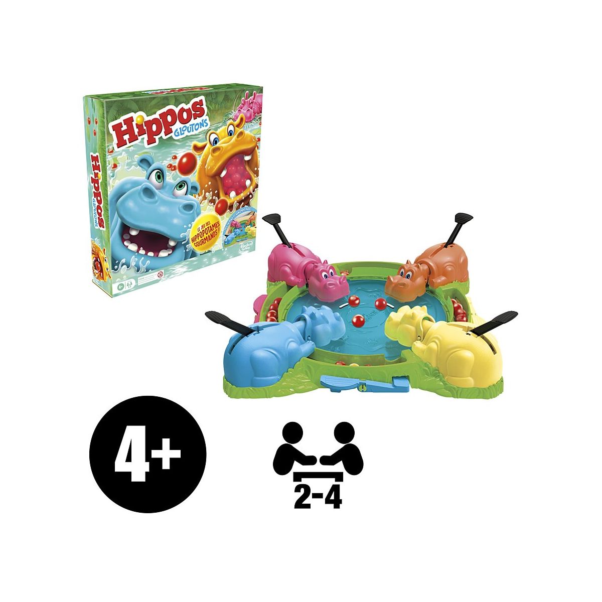 50% crédités sur votre cagnotte E.Leclerc pour l’achat du jeu Hippos Gloutons de Hasbro !