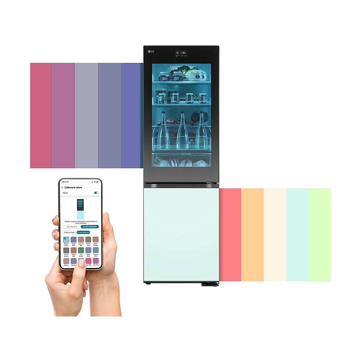 Jusqu’à 300€ remboursés sur le réfrigérateur LG GBG719MDNN grâce à l’offre LG InstaView