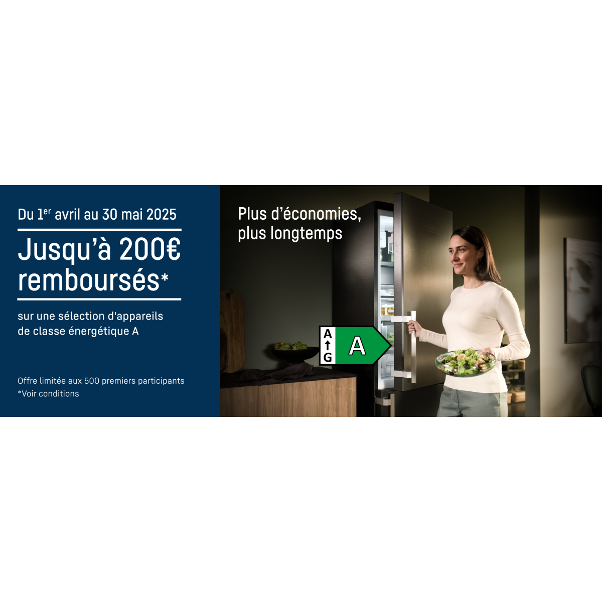 Offre de remboursement Liebherr : économisez jusqu’à 200€ sur les réfrigérateurs BioFresh sélectionnés
