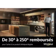 Whirlpool : 70 € remboursés sur réfrigérateurs, lave-vaisselle et fours, profitez-en vite !