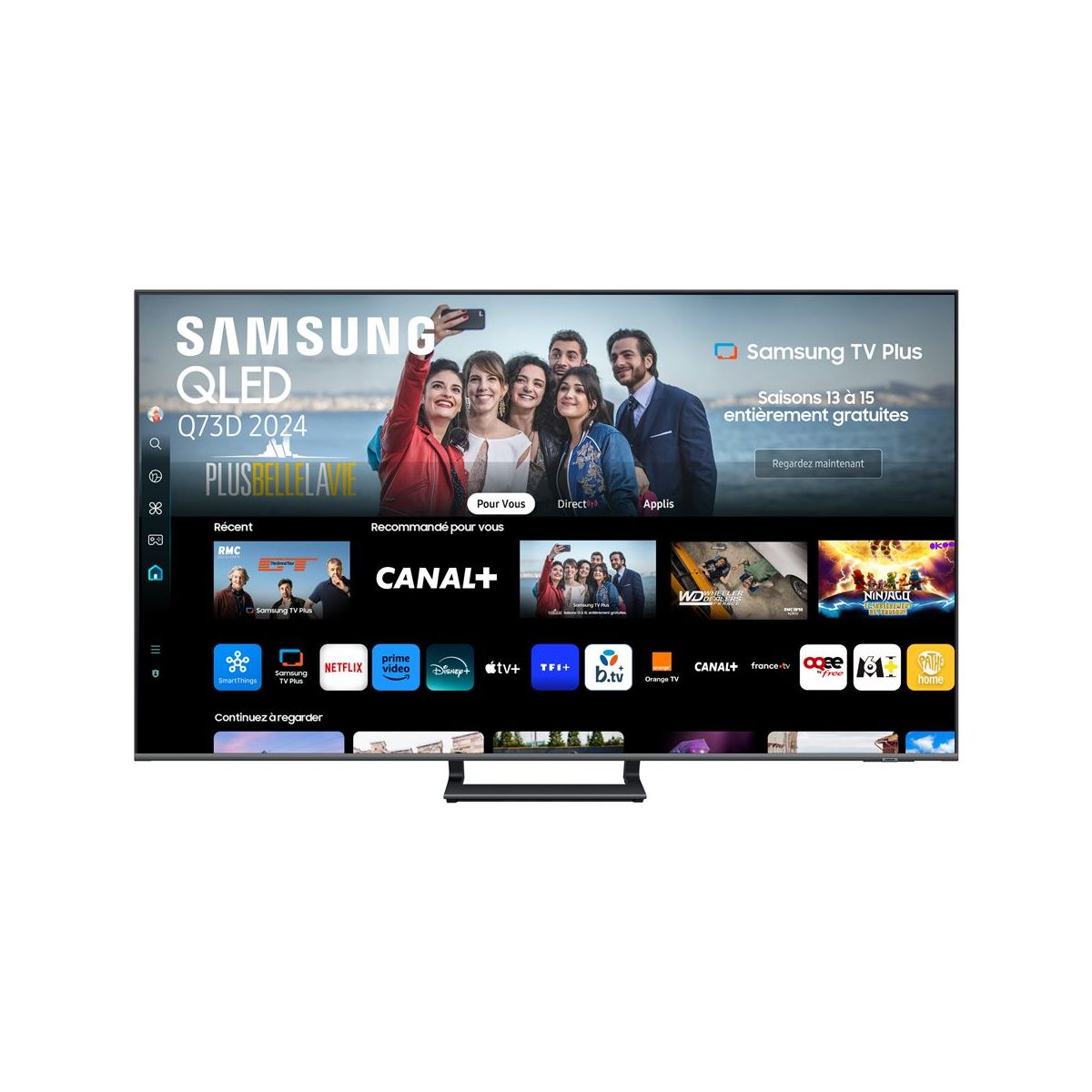 Samsung TQ75Q73D : La TV QLED 75 pouces à prix choc chez Fnac.com à seulement 999 €