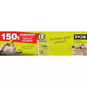 Vous ne croirez jamais combien Ryobi vous rembourse cet été sur ces outils haut de gamme !