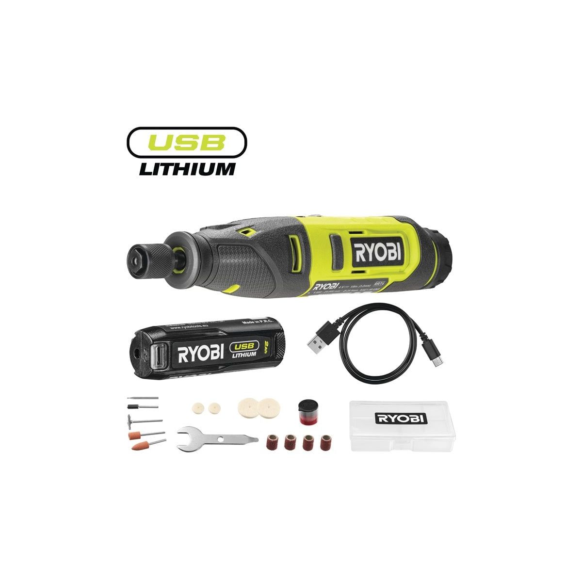 Ryobi rembourse jusqu'à 10€ sur outils USB Lithium 4V et ONE+™ 18V cet été 2025
