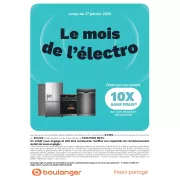 Boulanger : Jusqu’à -30% sur l’électroménager + crédit en 10 fois sans frais !