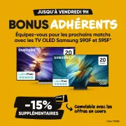 Fnac casse les prix : 15% de réduction sur les TV OLED Samsung S90F et S95F, dépêchez-vous !