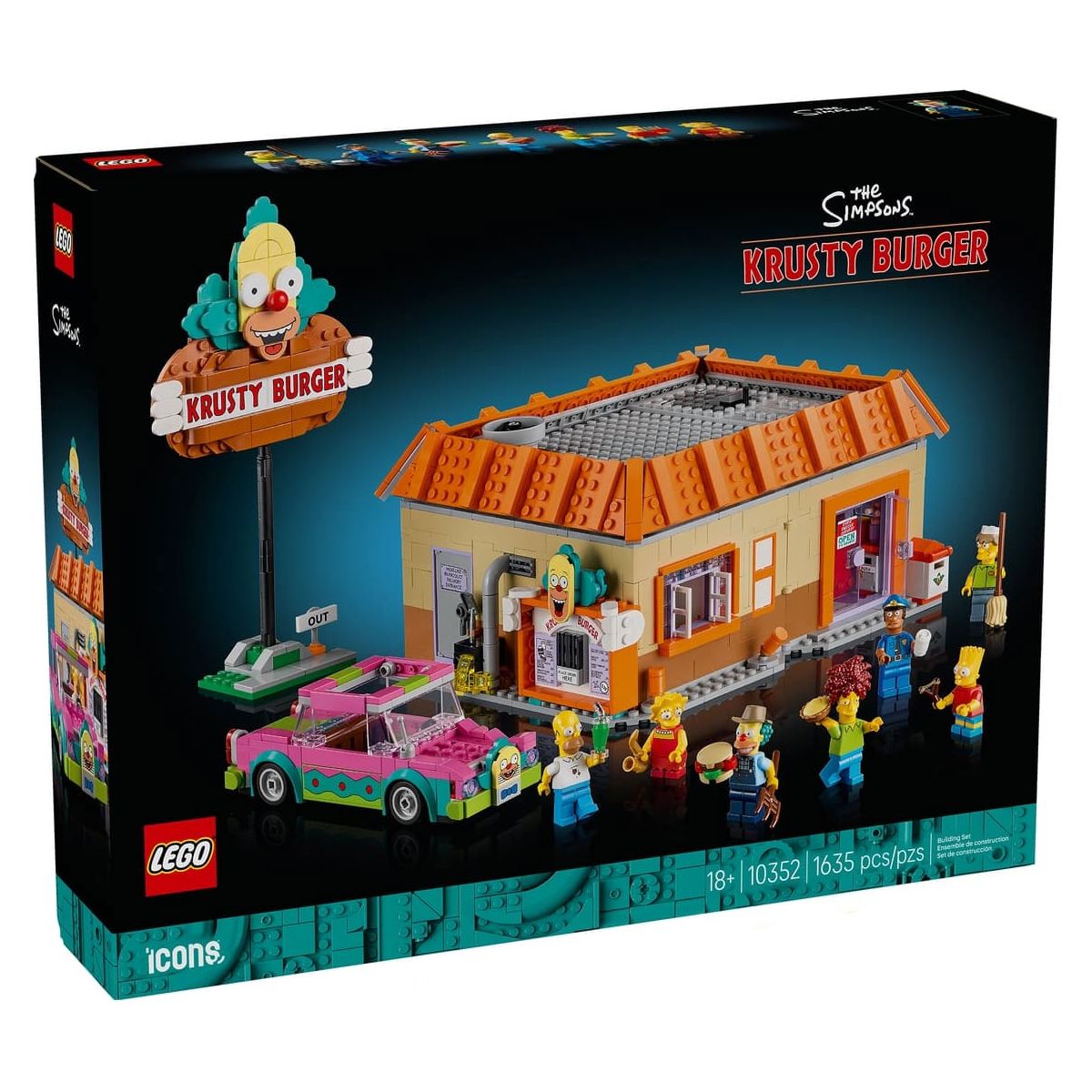 LEGO Icons Krusty Burger : salon des Simpsons offert, offre réservée aux membres LEGO Insiders