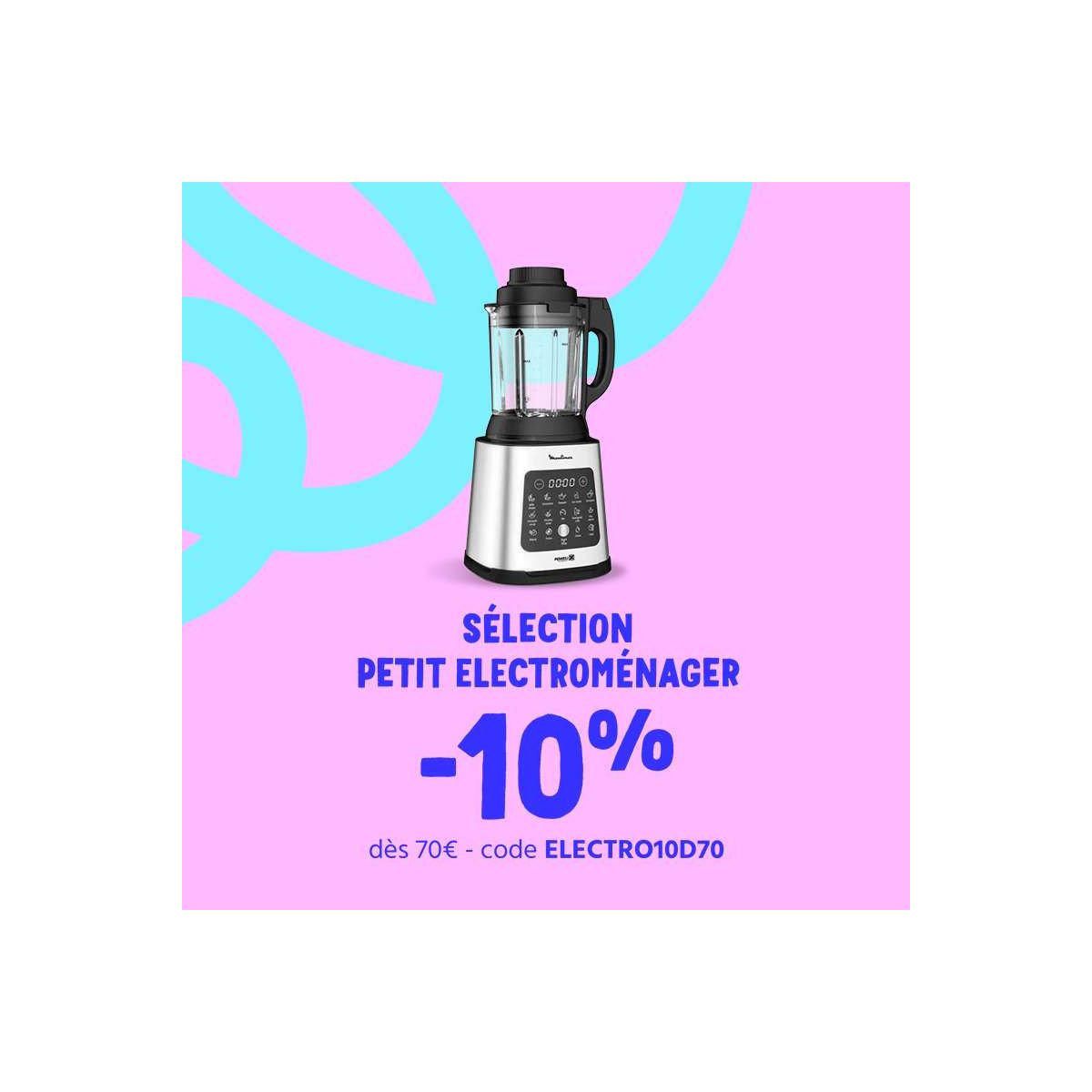 10% de réduction supplémentaire sur le petit électroménager chez Cdiscount