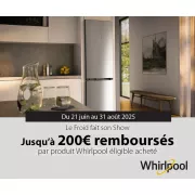 Ne ratez pas jusqu’à 80€ de remboursement sur ces modèles Whirlpool, dispo à prix cassé sur Bonne-promo !