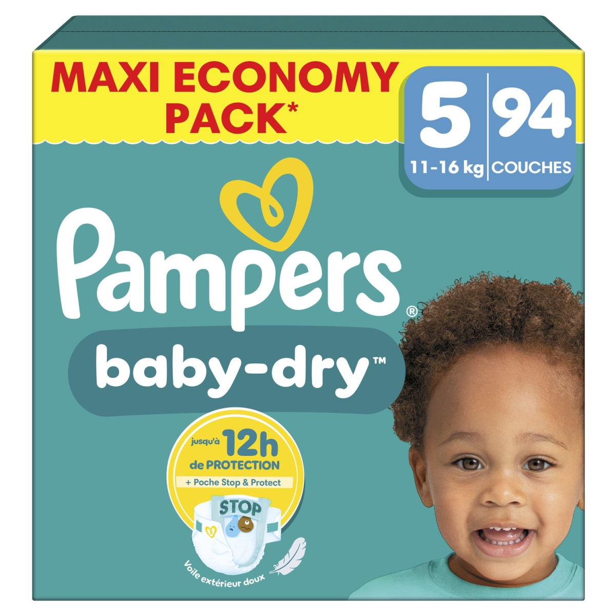 Jusqu'à 50% cagnotté sur la carte Carrefour sur les couches Pampers dès 20€ d'achat