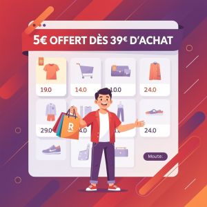 Rakuten vous gâte : 5€ de réduction sur vos achats dès 39€ pour les Soldes