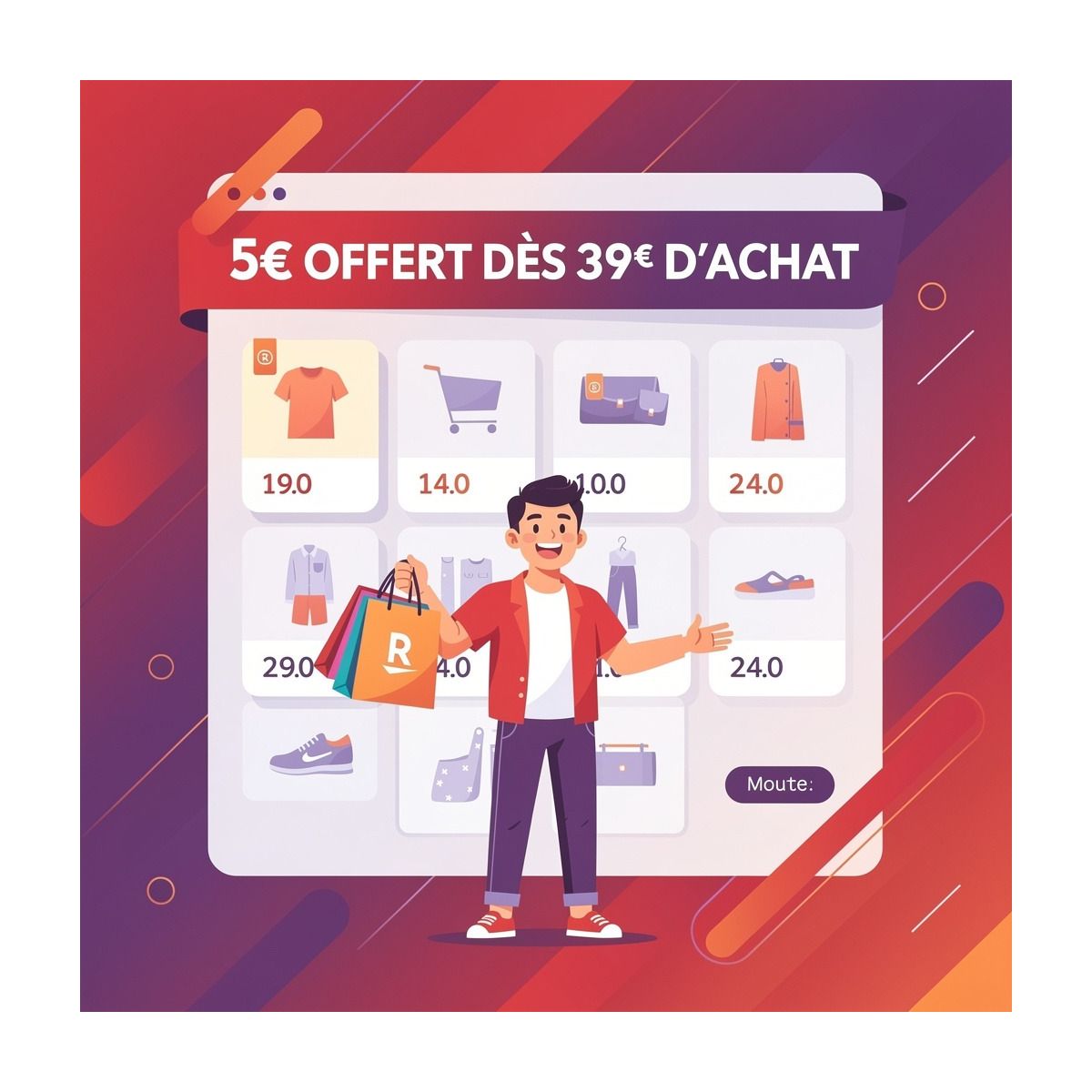 Rakuten vous gâte : 5€ de réduction sur vos achats dès 39€ pour les Soldes