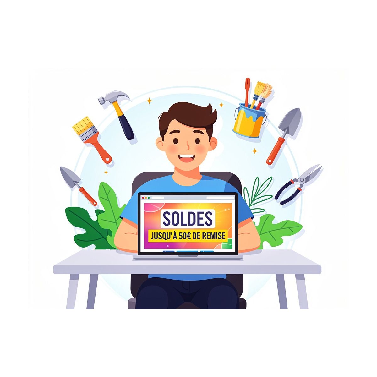 Soldes ManoMano : 15€ offerts dès 200€ d’achat pour vos projets bricolage et jardinage