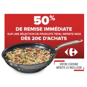 TEFAL Infinite à -50% chez Carrefour : découvrez vite comment profiter de cette offre avant qu’il ne soit trop tard !