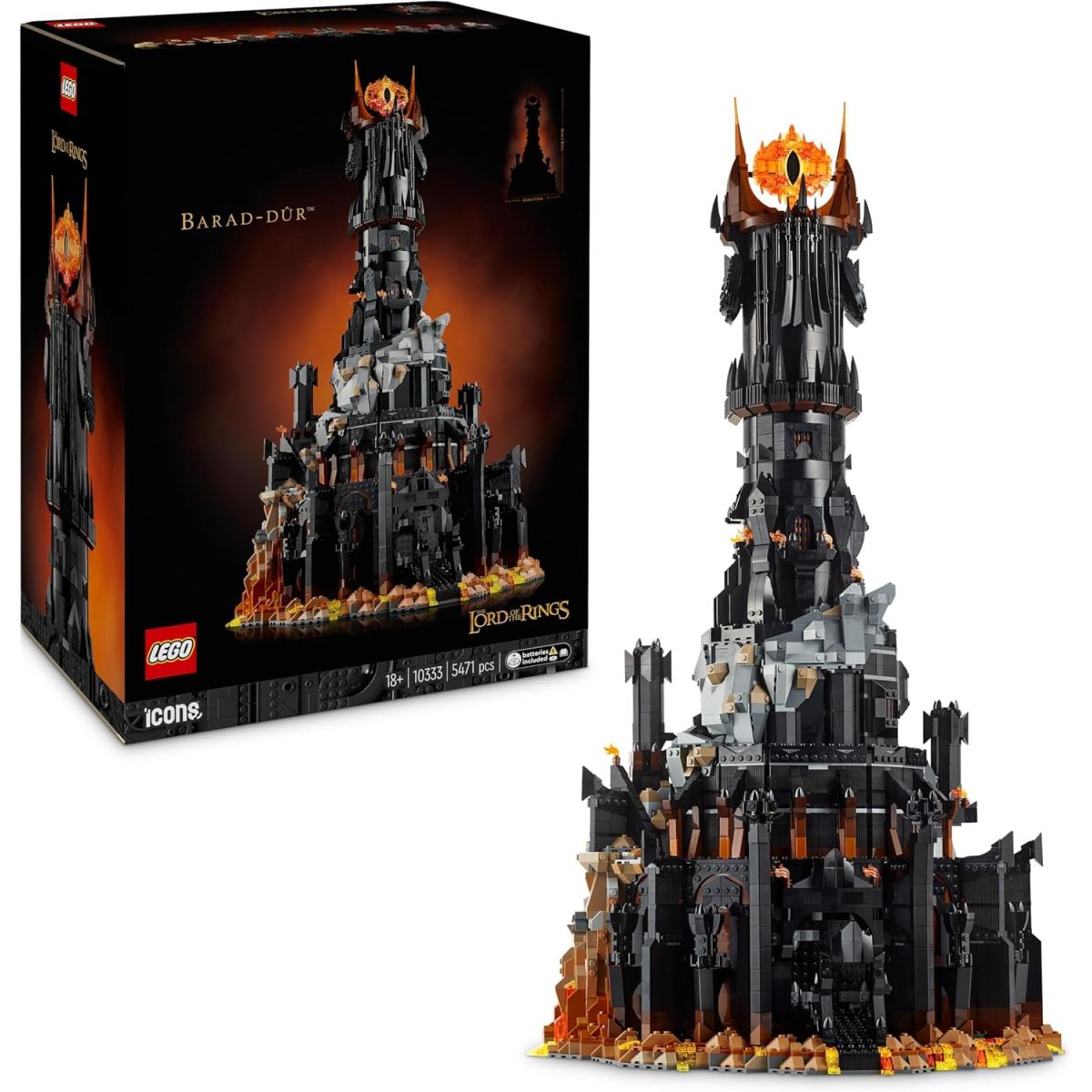 LEGO Le Seigneur des Anneaux Barad-dûr en promo chez Amazon pendant le Prime Day